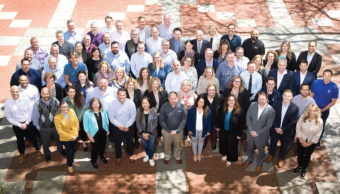 class photo of Spring 2023 CEO Institute I: Strategic Planning at the Wharton School of the University of Pennsylvania