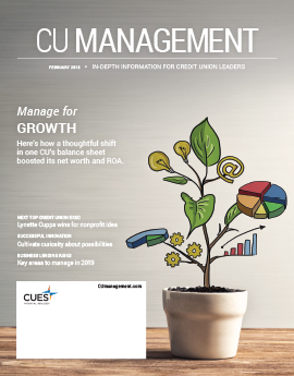 February 2019 Issue CU Management Cover