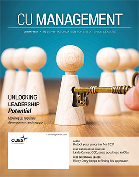 January 2021 CU Management magazine cover