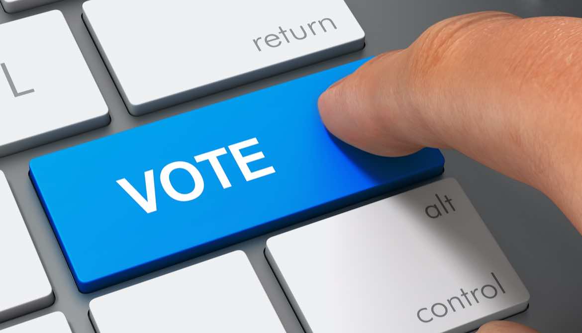 vote key on computer keyboard