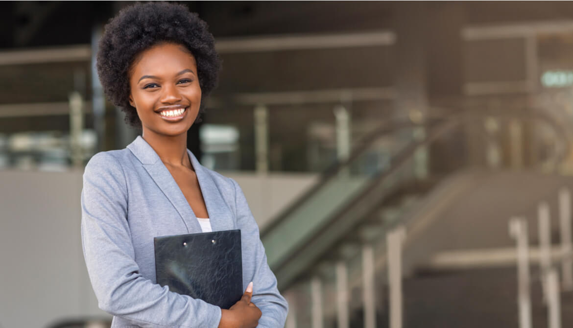 beautiful Black businesswoman