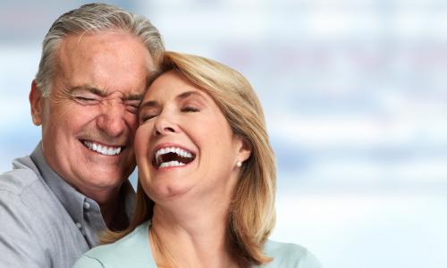 older couple smiling