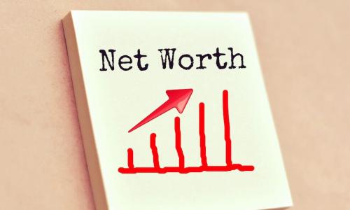 ​illustration of net worth going up on a chart [Click and drag to move] ​